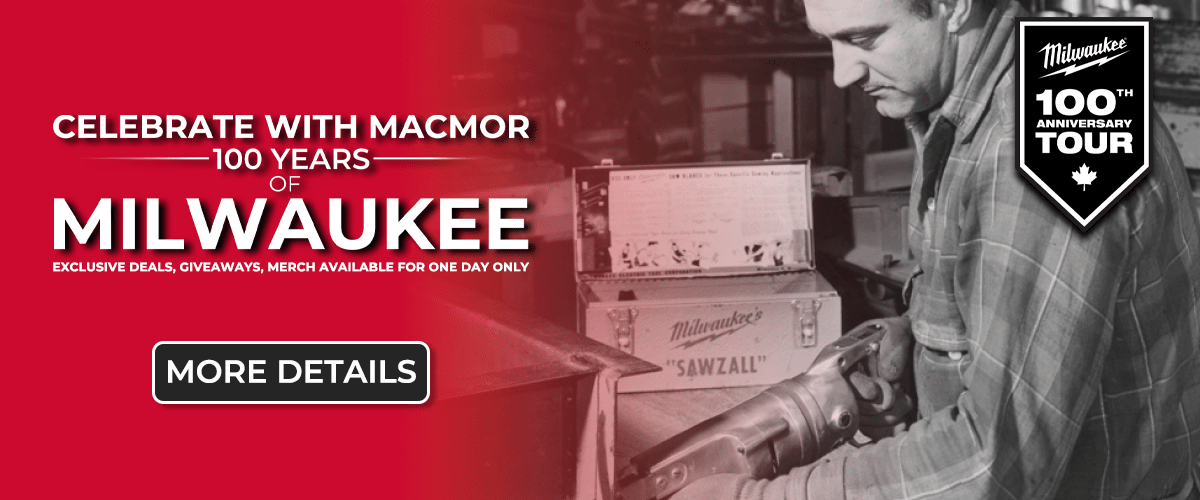 Celebrate 100 Years of Milwaukee with MacMor!